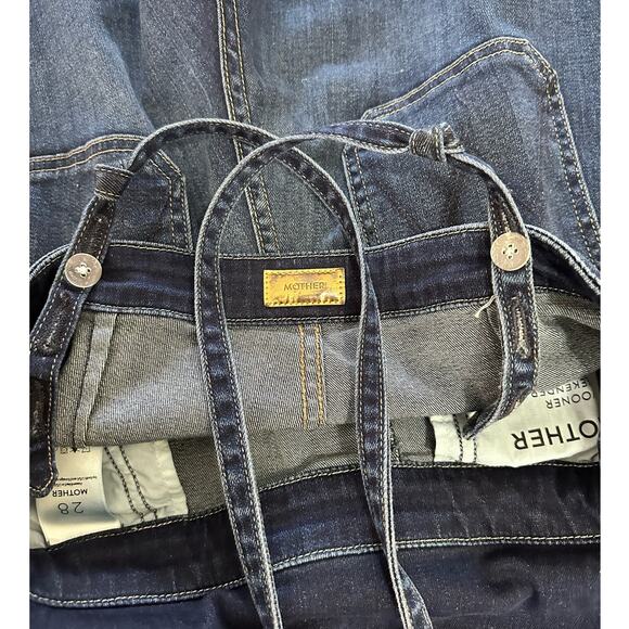 Mother The Swooner Weekender Flared Overalls Size 28 - Picture 10 of 12